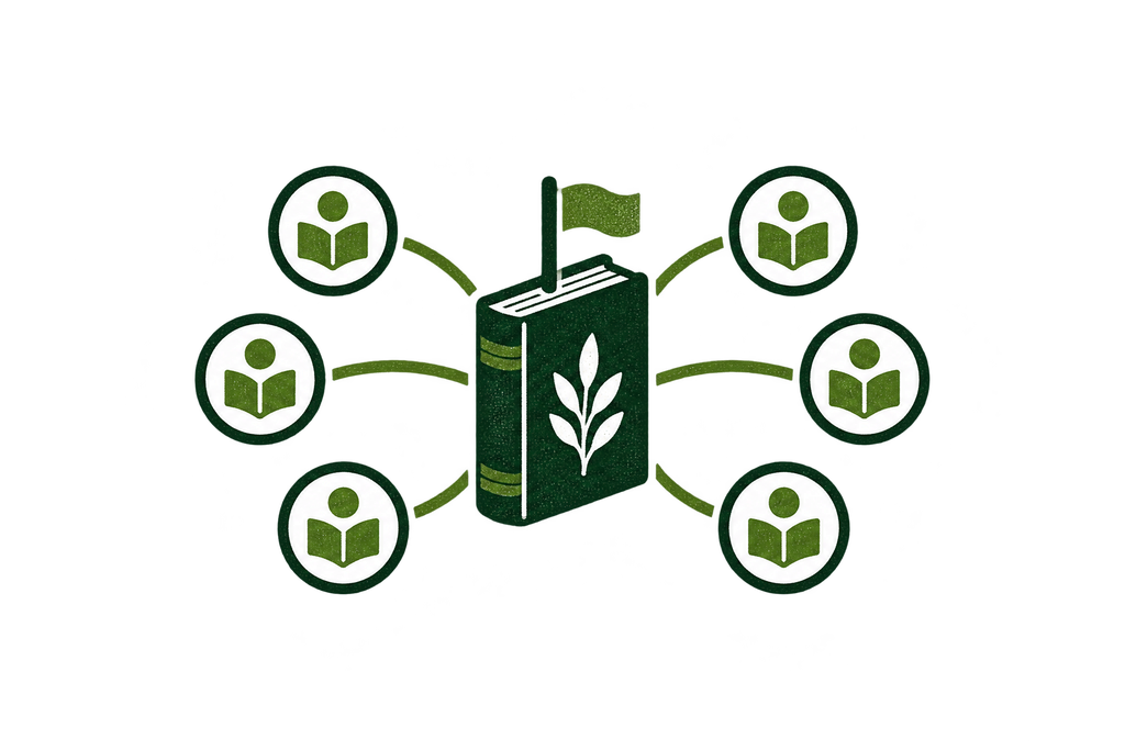 A publisher book connected to a growing reader network